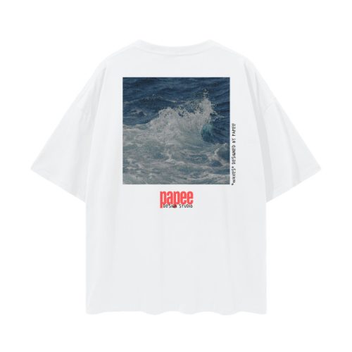 "WAVES" OVERSIZED TEE - papee design studio